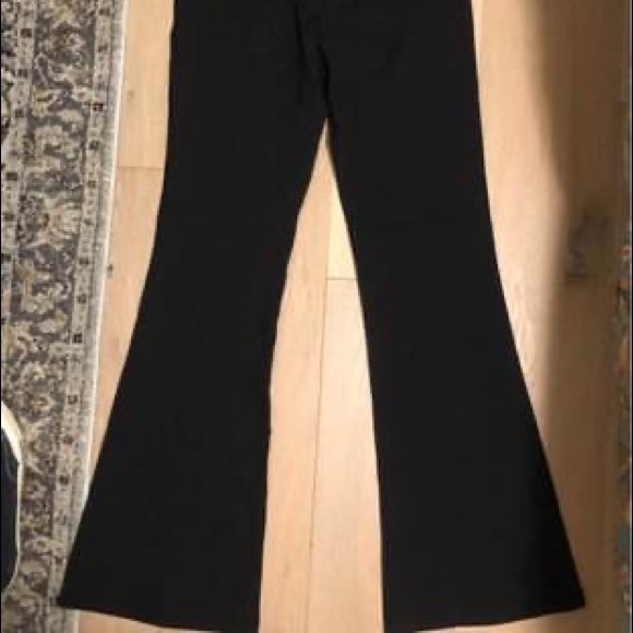 Pants: flared fitted dress pants size: small - Picture 3 of 3